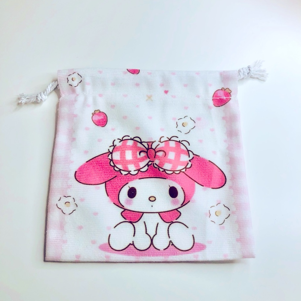 [SANRIO] BNWOT My Melody Drawstring Bag (Medium)